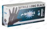 Перчатки нитриловые Long Black